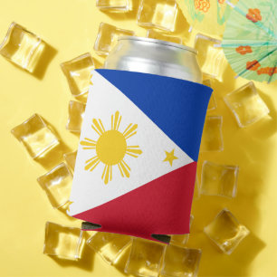 Can Cooler with flag of Philippines