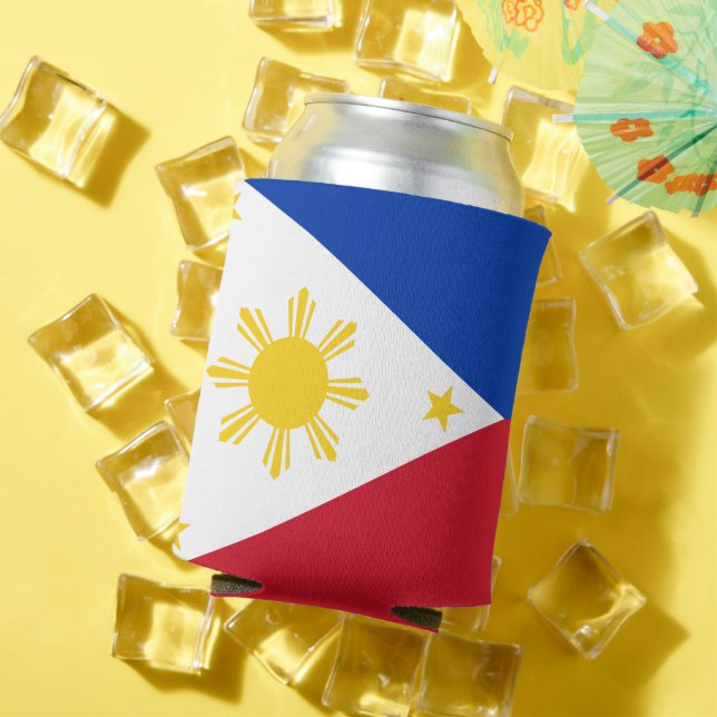 Can Cooler with flag of Philippines (In Situ Summer)