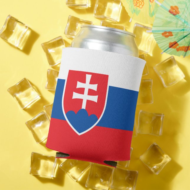 Can Cooler with flag of Slovakia (In Situ Summer)