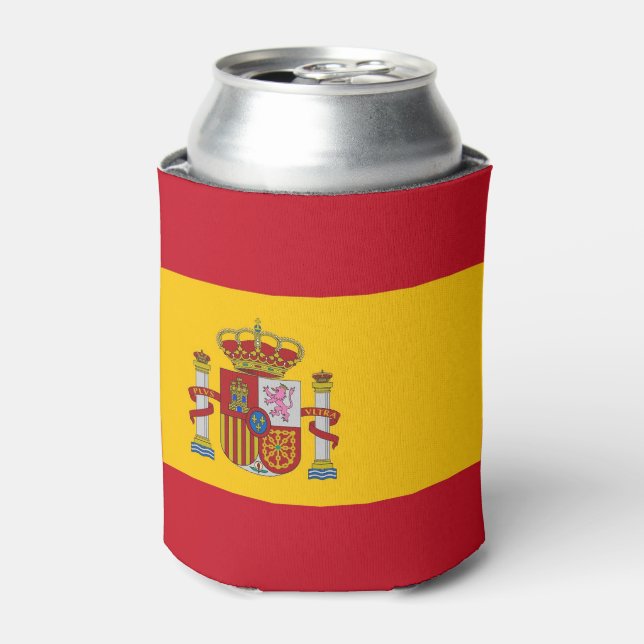 Can Cooler with flag of Spain (Can Front)