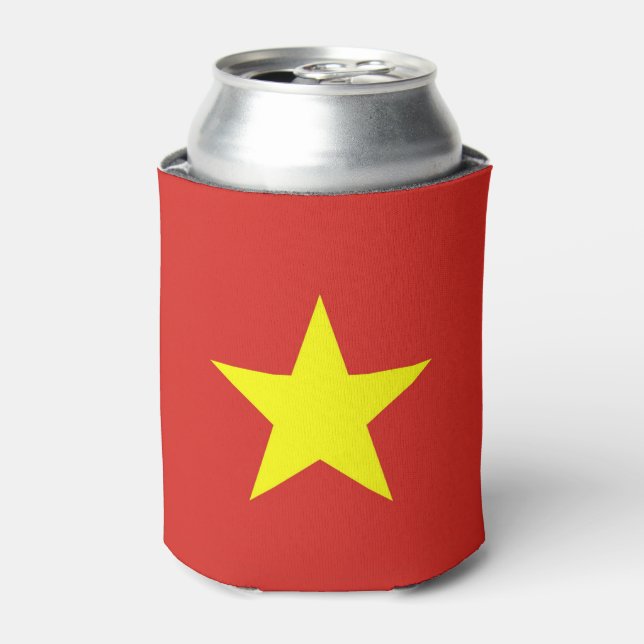 Can Cooler with flag of Vietnam (Can Front)