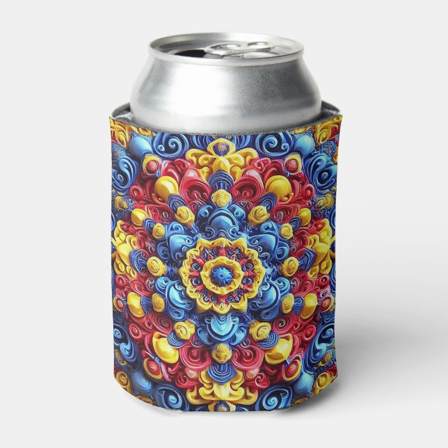 Can Cooler with Romanian Colours design (Can Front)