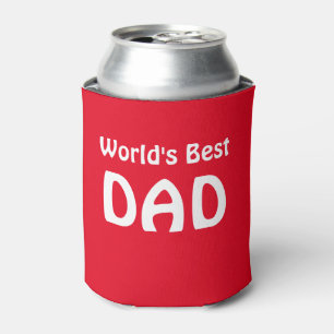 Can Coolers/Red/World's Best DAD Cooler