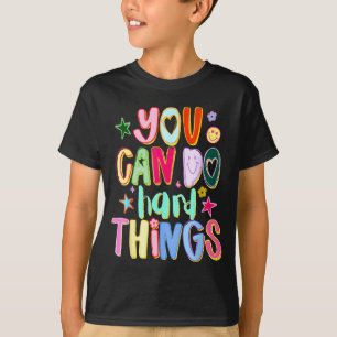 Can do hard things autism awareness autistic puzzl T-Shirt