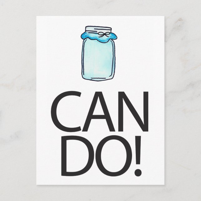 Can Do Postcard (Front)