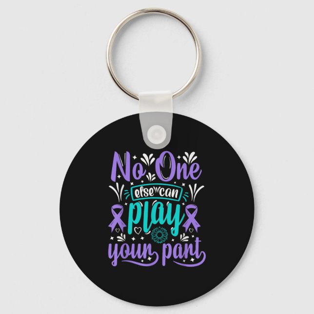 Can Ever Play Your Part Suicide Prevention Awarene Key Ring (Front)