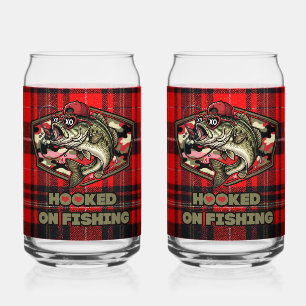 Can glas with a fun fish can glass