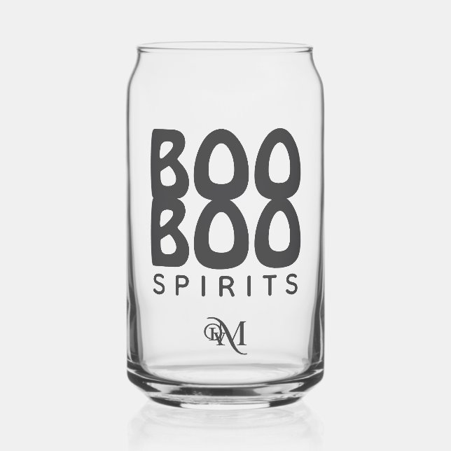 Can Glass : HALLOWEEN Boo Boo Spirits (Front)