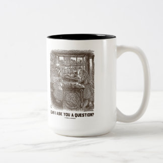 Can I Ask You A Question? (Alice Sheep) Two-Tone Coffee Mug