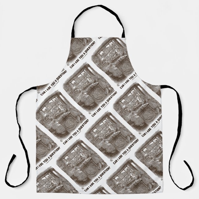 Can I Ask You A Question? Alice Sheep Wonderland Apron (Front)