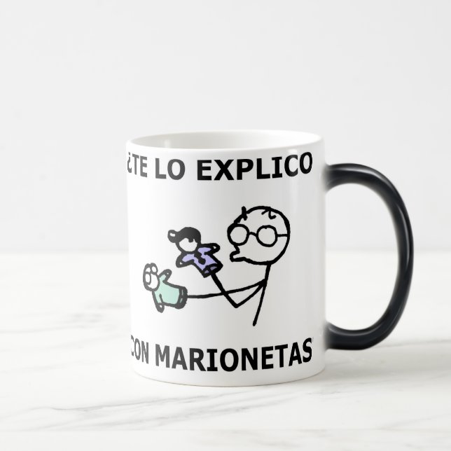 can i explain it to you with puppets? magic mug (Right)