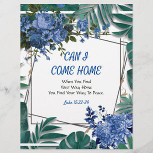 Can I Find My Way Back Home Personalised Paper