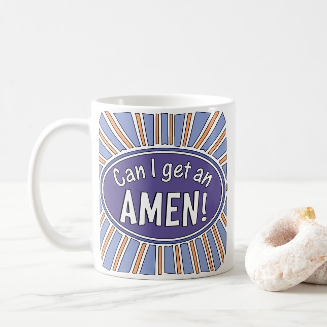 Can I get an AMEN! Coffee Mug (With Donut)