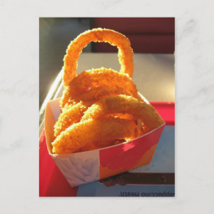 Can I Have Onion Rings With That Postcard