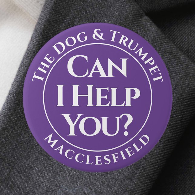Can I Help You? Badge Button (Creator Uploaded)