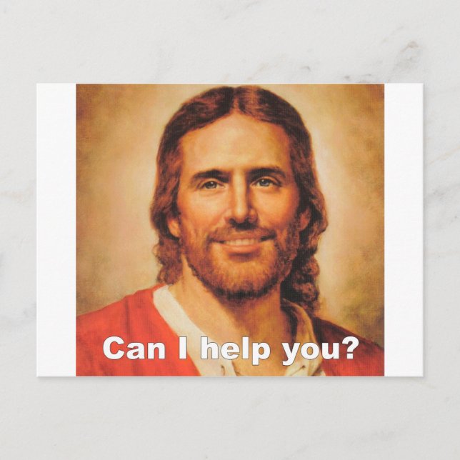 Can I Help You? Postcard (Front)