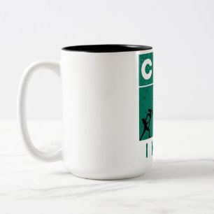 Can I Kick it Retro Two-Tone Coffee Mug