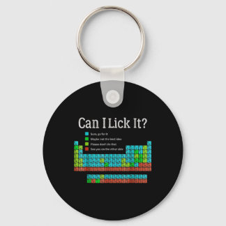Can I Lick It Funny Back To School Periodic Table Key Ring