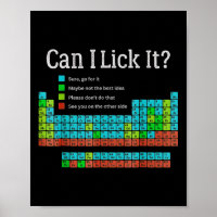 Can I Lick It Funny Back To School Periodic Table 