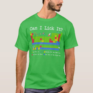Can I Lick It Funny Periodic Table Science Boy Kid T-Shirt