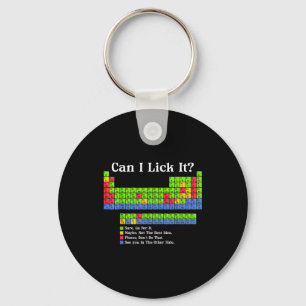 Can I Lick It Periodic Table Chart Science Teacher Key Ring