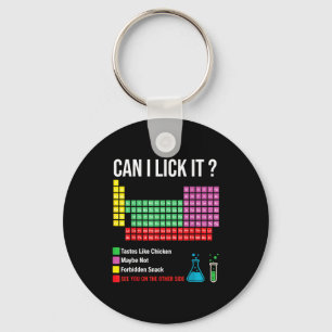 Can I Lick It Periodic Table Chart Science Teacher Key Ring