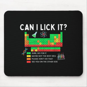 Can I Lick It Periodic Table Chart Science Teacher Mouse Mat