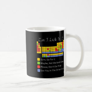 Can I Lick It Periodic Table Teacher Student Boys Coffee Mug