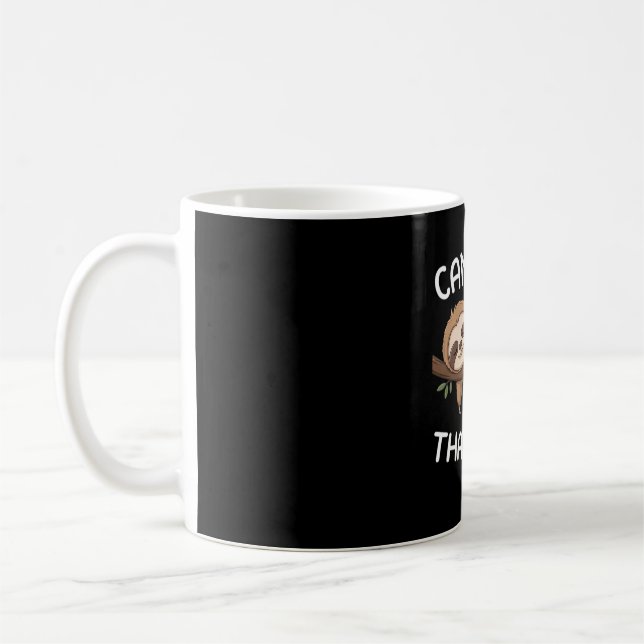 Can i pet that dog funny sloth for animal lover me coffee mug (Left)