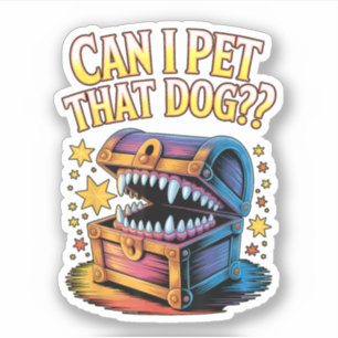 Can I Pet That Dog Funny Tabletop RPG Design Gift