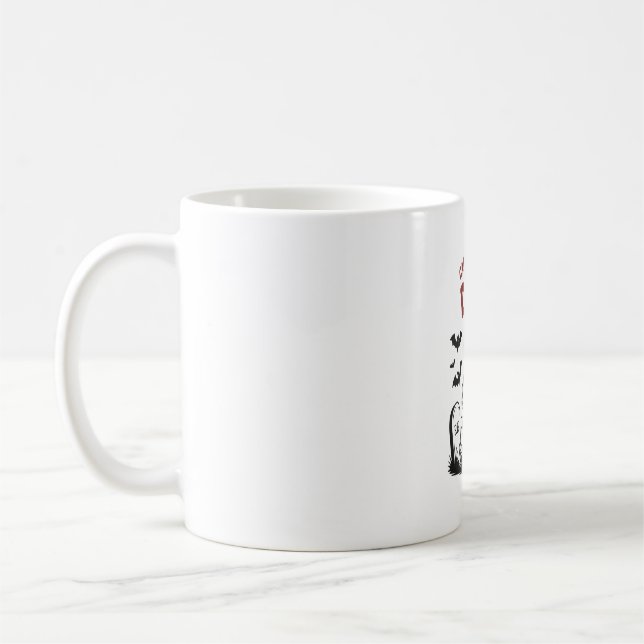 Can I Pet That Dog Halloween Coffee Mug (Left)