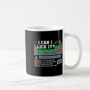 Can lick periodic table teacher science lab tech coffee mug