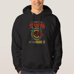 Can Not Fix Stupid But Can Drive It Funny Ambulanc Hoodie
