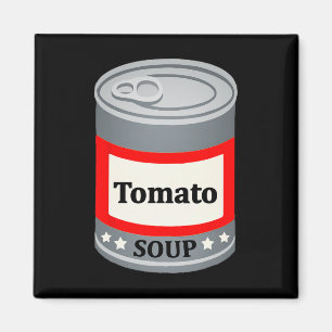 Can Of Tomato Soup Funny Last Minute Lazy Hallowee Magnet