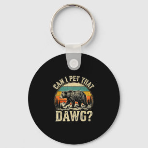 Can pet dat dawg animal funny bear lover meme key ring