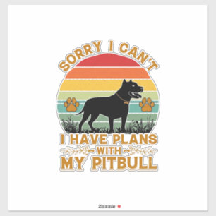 Can Plans Dog Pitbull Retro Sunset_1
