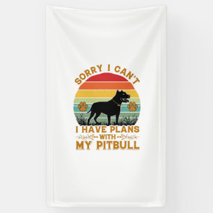 Can Plans Dog Pitbull Retro Sunset_1 Banner