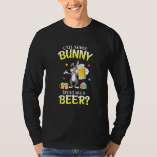 Can Some Bunny Bring Me A Beer Dabbing Rabbit East T-Shirt