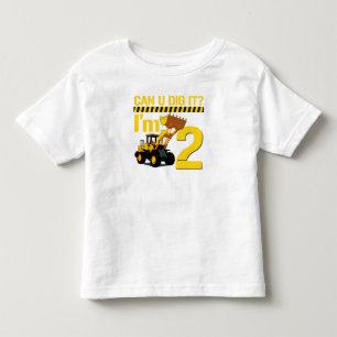 Can U Dig It? I'm 2 Toddler T-Shirt