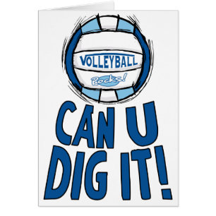 Can U Dig It Volleyball Blue Lt Blue