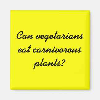 Can vegetarians eat carnivorous plants? magnet