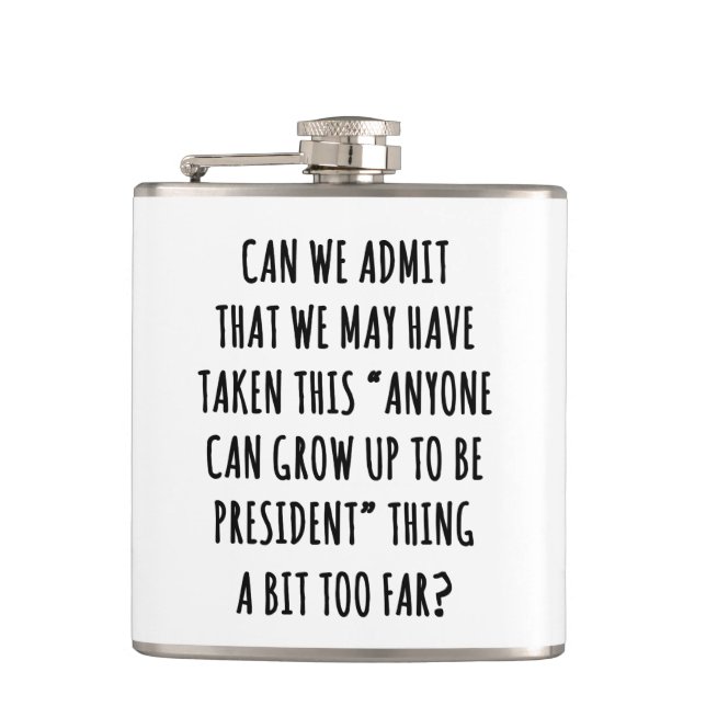 Can We Admit Hip Flask (Front)