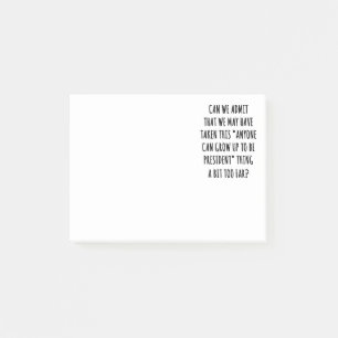 Can We Admit Post-it Notes