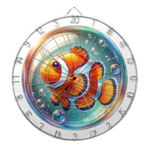 Can you catch the fish dartboard
