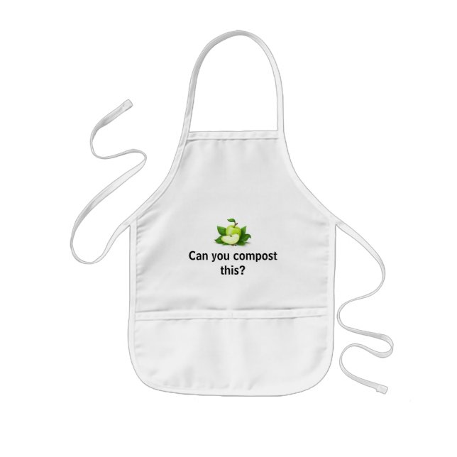 Can you compost this? kids apron (Front)