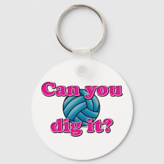 Can you dig it? Volleyball! Key Ring
