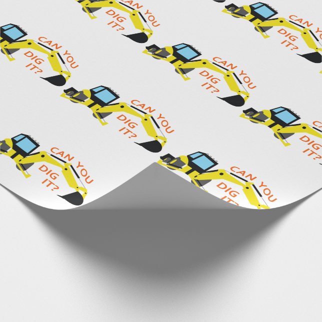 Can You Dig It Wrapping Paper (Corner)