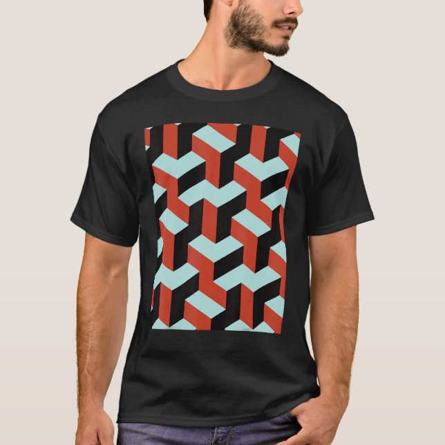 Can You Get Through This Maze Black T-Shirt (Front)