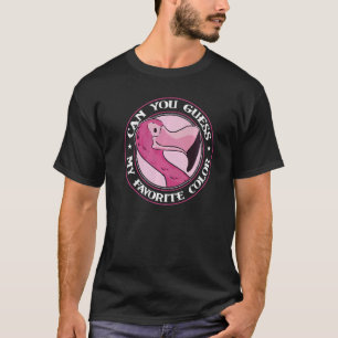 Can You Guess My Favourite Colour Flamingo 1 T-Shirt