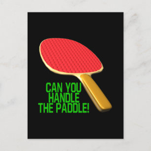Can You Handle The Paddle Postcard